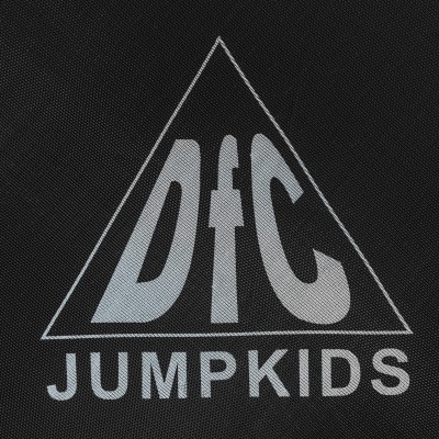 Батут DFC JUMP KIDS 55" красный с желто-синими стойками