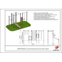 Гимнастический комплекс Троя ARWOK240