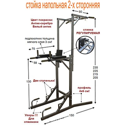 Стойка Plastep двухсторонняя